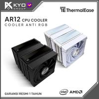 Gambar THERMALEASE ANTI RGB AR12 Solid BLACK WHITE CPU Cooler ANTI RGB Fan Dual Twin Tower 12 Heatpipes Cpu Air Cooler AM4 LGA1700 LGA1851 Non RGB Glass - WHITE dari KYO Indonesia_NEW Kota Administrasi Jakarta Utara 1 Tokopedia