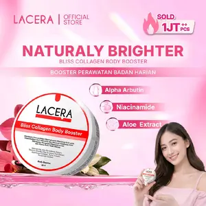 [Body Booster 50 G] Lacera Glowing Skin - Bliss Collagen Body Booster 50 G | Tekstur Mudah Meresap dan Dapat Menenangkan Serta Menghidrasi Kulit Extract Melembutkan Mencerahkan Niacinamide Tubuh Arbutin Lotion Acid Kerutan Mengencangkan