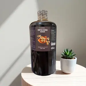 Minyak kemiri bakar 500ML Black Original  Menumbuhkan Menebalkan Haircare