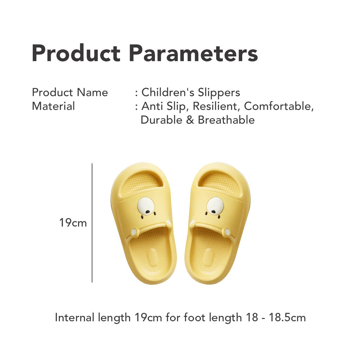 Sakumini Slippers Sandal Kartun Beruang Anti Slip Unisex Footwear Cartoon Bear   Shoes Pink Kuning Beige