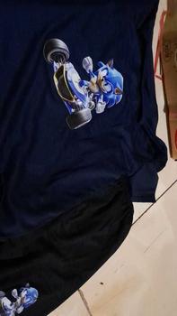 Product Review of Baju Setelan Anak Laki Laki - Pakaian Kaos dan Celana Fashion Anak Cowok Usia 5-15 Tahun - Motif SONIC Putih from e**h 0