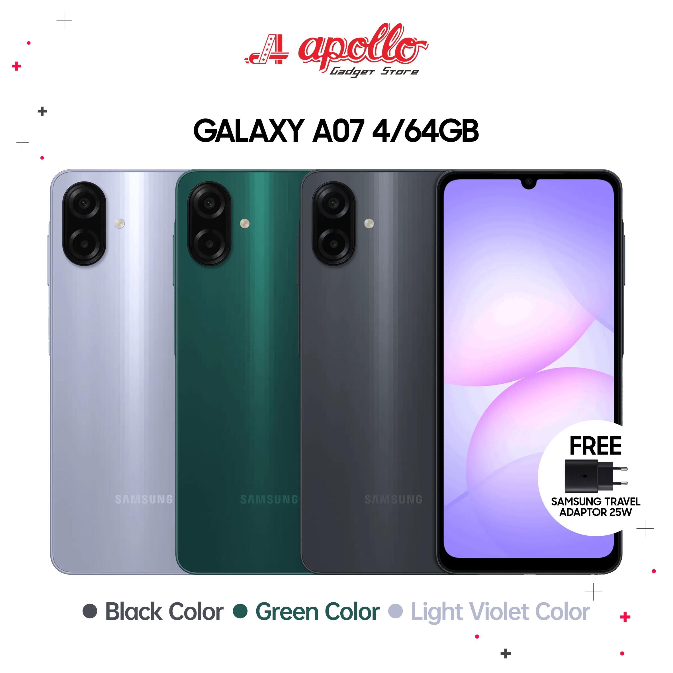 [APOLLO] Samsung Galaxy A07 4/64GB FREE ADAPTOR Garansi Resmi Indonesia