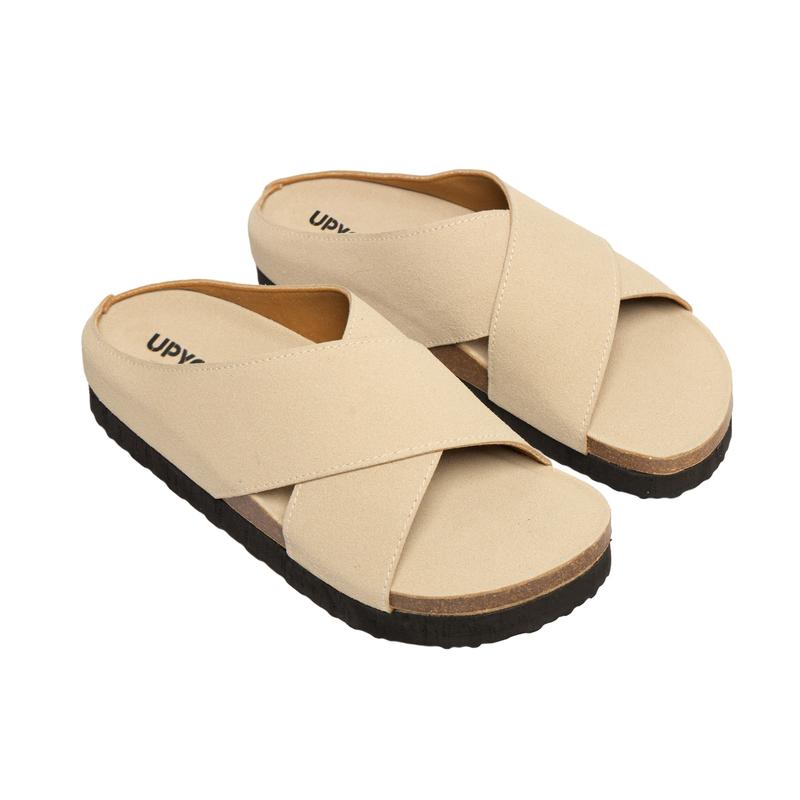  Dép Nam Nữ Sun-UD53 Dép Da Quai Ngang Sandal Tăng Chiều Cao Đế Chống Trơn Đế Trấu Lót Da Bò Bảo hành 1năm Sun-UD53  