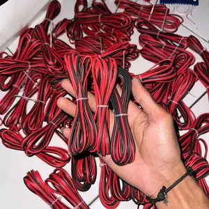 Kabel 2 jalur tebal hitam merah 2 meter kabel 2x10 2 meter