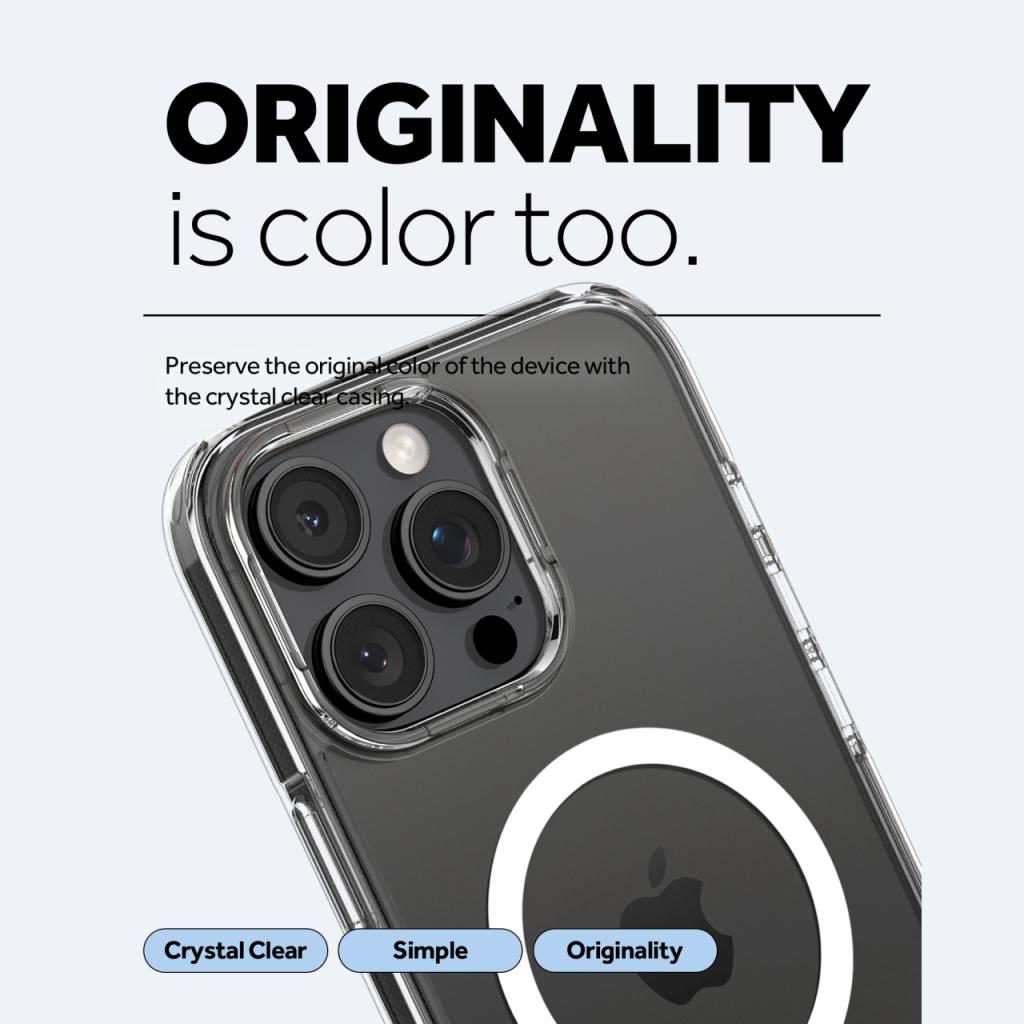 Case iPhone 16 Pro Max Plus Caseology by Spigen Quartz Crystal MagFit MagSafe Anti Shock Casing