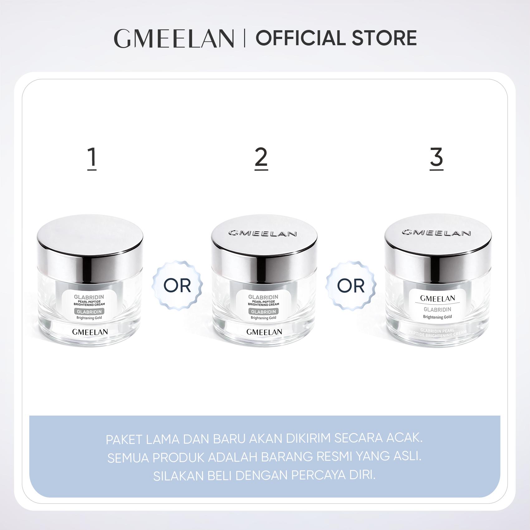 GMEELAN Durvillea Polypeptide Pemulihan Krim Malas 30g +Glabridin Pearl Peptide Brightening Cream 30g