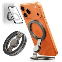 Gambar BlueWow Stand Holder HP Magnetik MagSafe with Fidget Spinner - Grip HP Dua Sisi Kuat untuk iPhone 12-17 Mag Safe Case - Aksesoris Meja, Gym & Travel - Berisi cincin magnet - Hitam dari BlueWow.3C Kab. Tangerang 1 Tokopedia