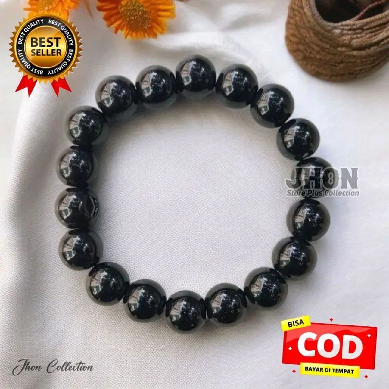 Gelang Black Onyx Untuk Pria dan Wanita | Aesthetic Bracelet | Gelang Trendy | Jhon Store Collection kupu 4