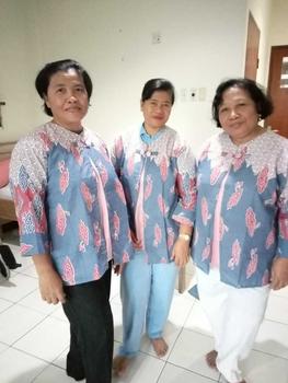 Product Review of Blouse Mega Mendung - Baju Batik Wanita Kerja Blouse Motif Mega Mendung Warna soft from n**i 0