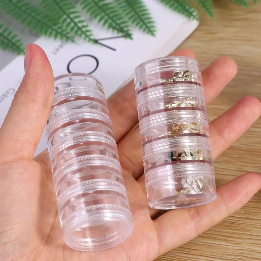 Multi-functional Practical Earrings Case Necklace Storage Case Multi-layer Finishing Box Rotating Desktop Jewelry Case Women Jewelry Box Storage Box Jewelry Organizer