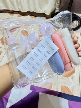 Product Review of 【BUY 1 GET 11】 Travel Bottles 11 in 1 set Travel Size Containers Cosmetic Skincare Liquid Toiletries Travel Organizer Gift set from L**✨ 2