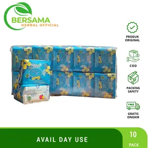 Avail Biru Day Use Per Ball | Pembalut Herbal Wanita Sanitary Pad