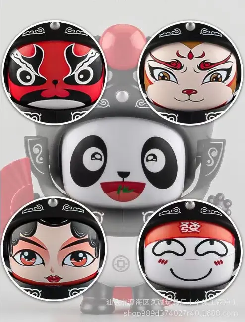 Boneka  mainan Berubah Wajah Face Changing LucuToy Beijing Opera Face Makeup 4