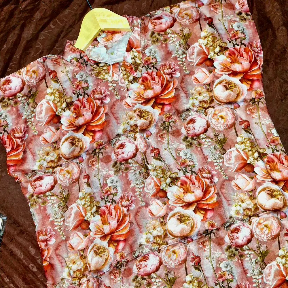 Yuni Dress Daster Motif Kerah Rayon Premium untuk Bumil dan Busui dengan Desain Elegan Wanita Kekinian Bahan Nyaman dan Menarik