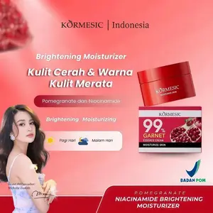 【COD】KORMESIC Pomegranate Hydrating Moisturizer 40g - pelembab mencerahkan kulit wajah Soothing Repair Skin Barrier Moisturizers untuk kulit kering dan bruntusan moist yg ada Centella Day & Night cream Skincare big size