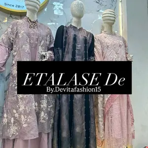 Dress Abiyan Najwa Salvina  YS Original LFY Live KAMIS TGL 9 APR 2026 MALAM Fashion Muslim Devitafashion Gamis