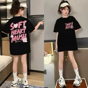 Kaos Distro Oversize Anak SOFT HEART MUSH Anak Perempuan - Baju Atasan Oversize Anak Perempuan Umur 3-14 Tahun Fashion