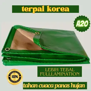 TERPAL A20 super TEBAL UKURAN 3x10 5x8 4,5x7,5 4x8 4x6 4x10 4x7 5x6 6x7 4x9 PVC Ayam Waterproof Mobil terpal  tenda Camping Hujan