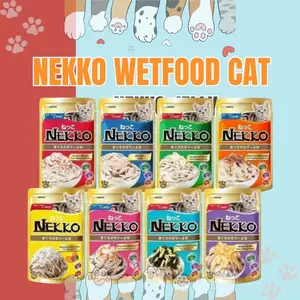 Nekko Pouch Wet Cat Food Makanan Kucing Basah Sachet 70 GR Not Whiskas