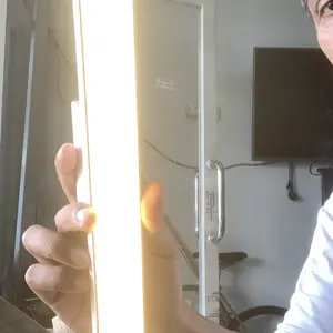 UPLU Lampu Dinding Magnetic LED Touch, Wireless Charging, Hanging, dengan Display Waktu untuk Belajar & Tidur