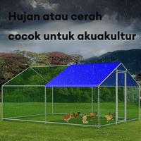 Gambar 【4.4】Kandang Ternak Ayam Bebek Kelinci Anti Angin Hujan dan UV Kapasitas Besar Dibersihkan - L100cm*W100cm*H140cm dari PaPaPet.id Kab. Tangerang 4 Tokopedia