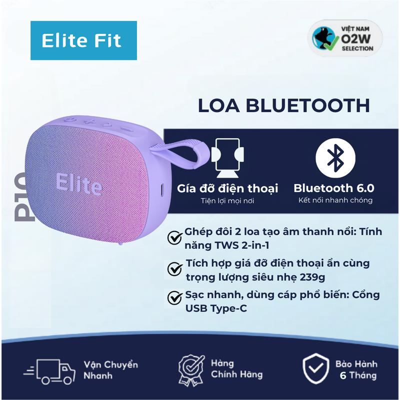 Mua 1 tặng 1 Loa Bluetooth mini Elite Fit P10 5W
