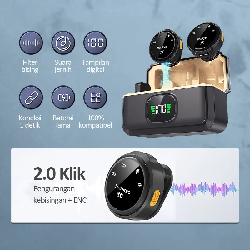 MUsix Q8 wireless clip-on microphone microphone dual microphone wireless microphone hp lavalier microphone plug and play 6