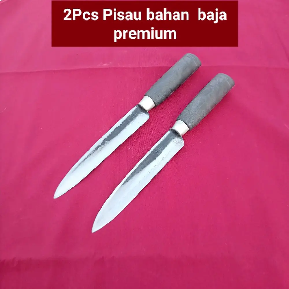 Promo 2 pcs pisau baja serbaguna Kitchenware Buah