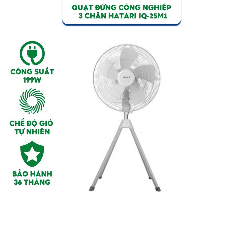 Quạt đứng công nghiệp 4 chân HATARI IQ25M1 - Hàng chính hãng bảo hành 36 tháng QuạT Fan