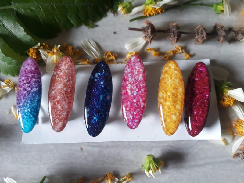 Peniti Oval jilbab pin dagu Hijaber premium motif kotak isi6 7