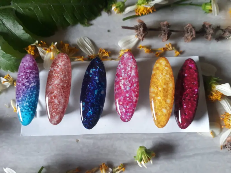 Peniti Oval jilbab pin dagu Hijaber premium motif kotak isi6 7