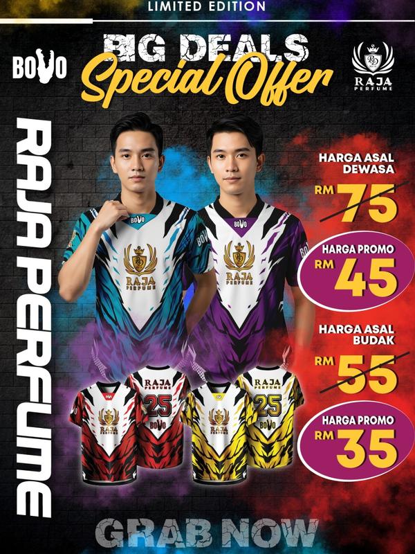 BAJU LIMITED EDITION POWER RANGERS BY RAJA PERFUME - TikTok Shop Malaysia