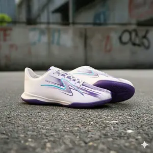 Sepatu futsal SPECS riborn meta warna ungu | pink | merah putih size anak dan dewasa