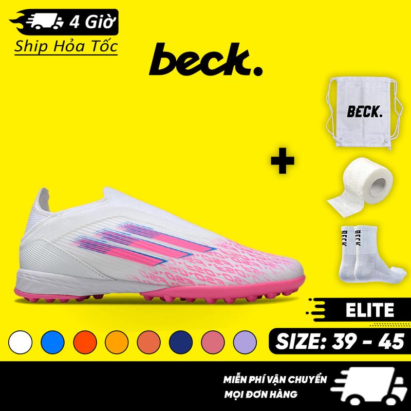   SHIP HỎA TỐC  Giày Bóng Đá F50 Elite Laceless Không Dây SOCCER BECK Đế Đinh TF Bám Sân Các Màu Sắc Sân Cỏ Nhân Tạo 