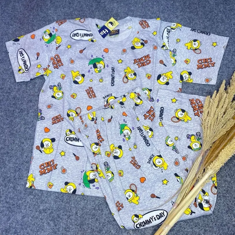 Piama Anak Satu Set Celana Panjang - Fashion Anak Terbaru 2