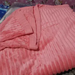 Monalisa Selimut Bulu Uk 180 x 200 cm ( 900 Gram ) Bahan Polyester / Salur / Blanket / Halus Lembut Nyaman Tidak Rontok