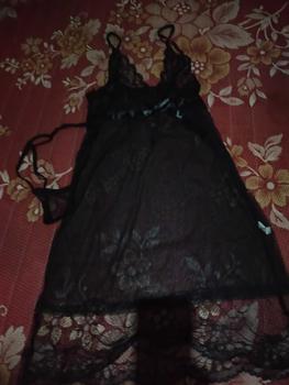 Product Review of Gaun Malam Wanita Renda Transparan DressLingerie Motif Bunga Fit Tidur 1177 from F** 0