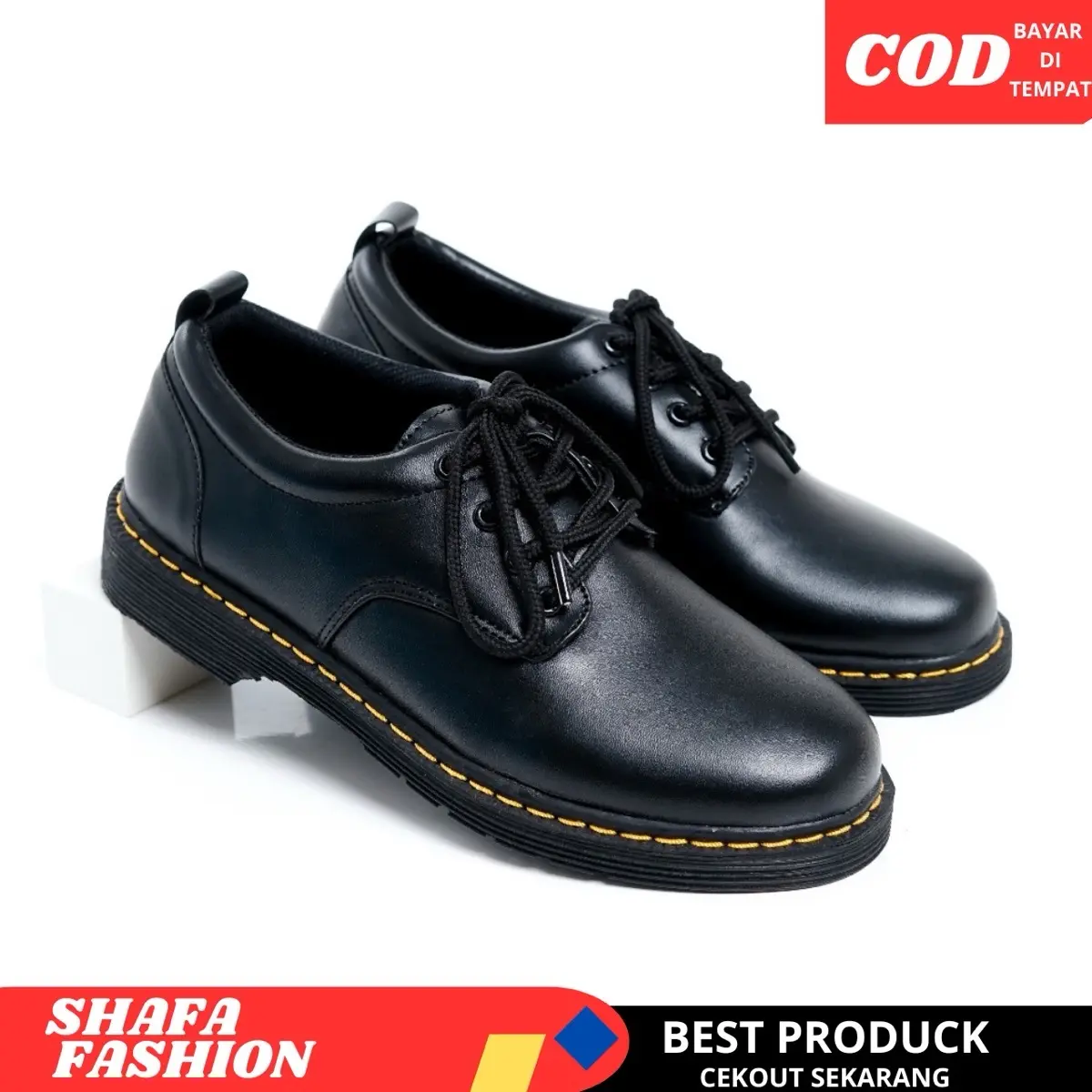 COMBOYS SEPATU DOCMART TERBARU KULIT SINTETIS PREMIUM SEPATU CASUAL PRIA SEPATU FORMAL PRIA TALI BEST SELLER
