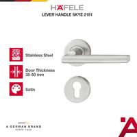 Gambar Hafele LDH 2181 Gagang Kunci Pintu/Pintu Rumah Satin Stainless Steel 304 - Pegangan Pintu Set Model Kekinian Handle Lock Door Premium Bedroom Living Room dari HAFELE Kota Bekasi 1 Tokopedia