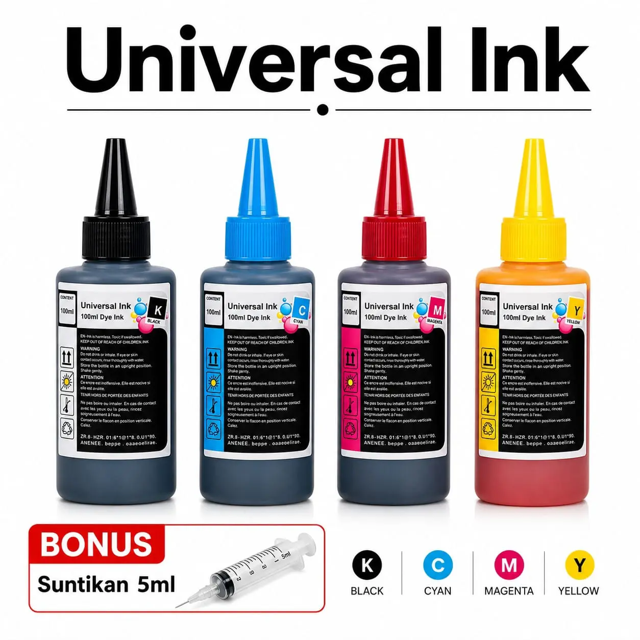 Tinta Refill Canon IP2770 IP2870 MP237 MP287 MP258 E410