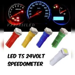 T5 24VOLT LAMPU SPEEDOMETER BIS / TRUK SUPER BRIGHT UNIVERSAL