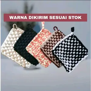 Paket 5 Pcs Cempal Penahan Panas/Tatakan Panci Wajan