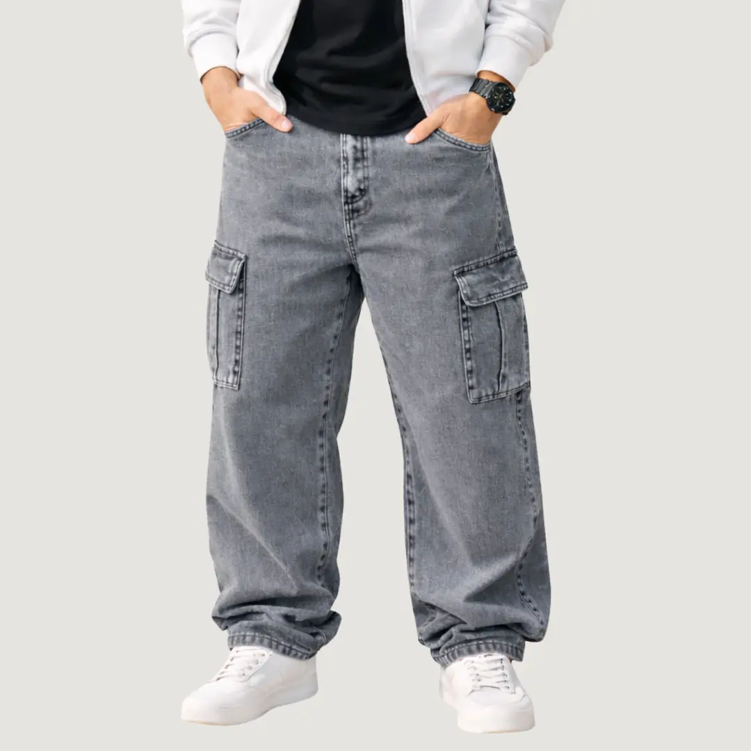 Kit 3 Calça Jeans Wide Leg Pantalona Cintura Alta Jeans