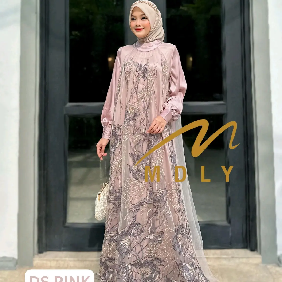the aricia exclusive by mdly gold /new eid adha dress mdly