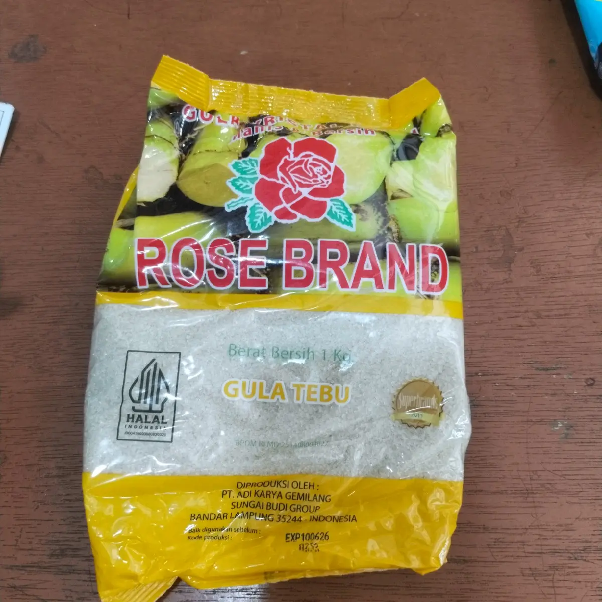 GULA PASIR ROSEBRAND/GULAKU 1KG/ GULA PASIR KEMASAN 1KG REALPICT