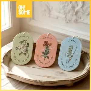 [FLASH SALE SPESIAL LIVE Rp. 1k] OHSOME - Alba Sol French Series Fragrance Pewangi Ruangan Gantung Cotton Pads
