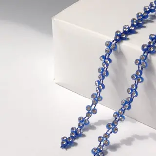 Rell Roll 3D Per 50 cm dengan Kristal Diamond Payet Variasi pinggang