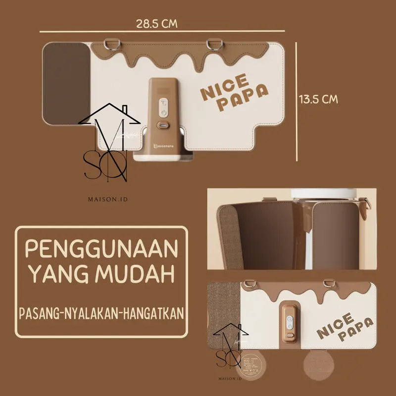 Portable Bottle Baby Warmer With Battery Pemanas Penghangat Susu Bayi Pemanas Asi Dengan Usb & Battery Botol Bayi Cewek Cowok 2