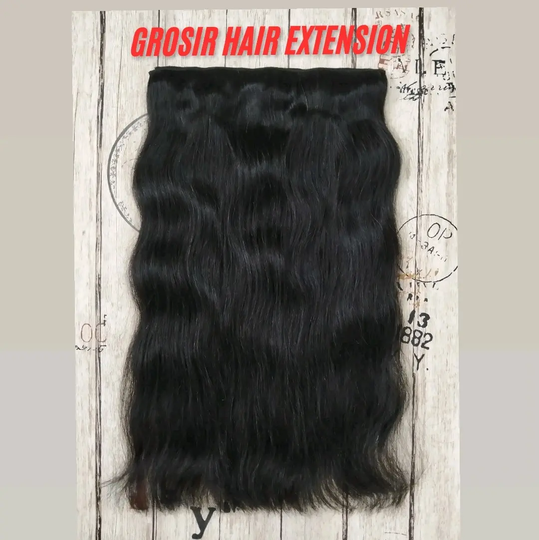 hair clip Uk 50 cm hitam natural