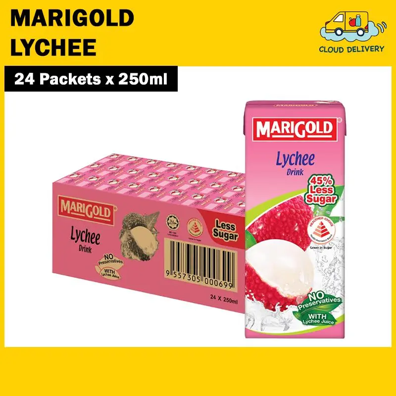 Marigold Asian Drink (24 x 250ml) - Lychee